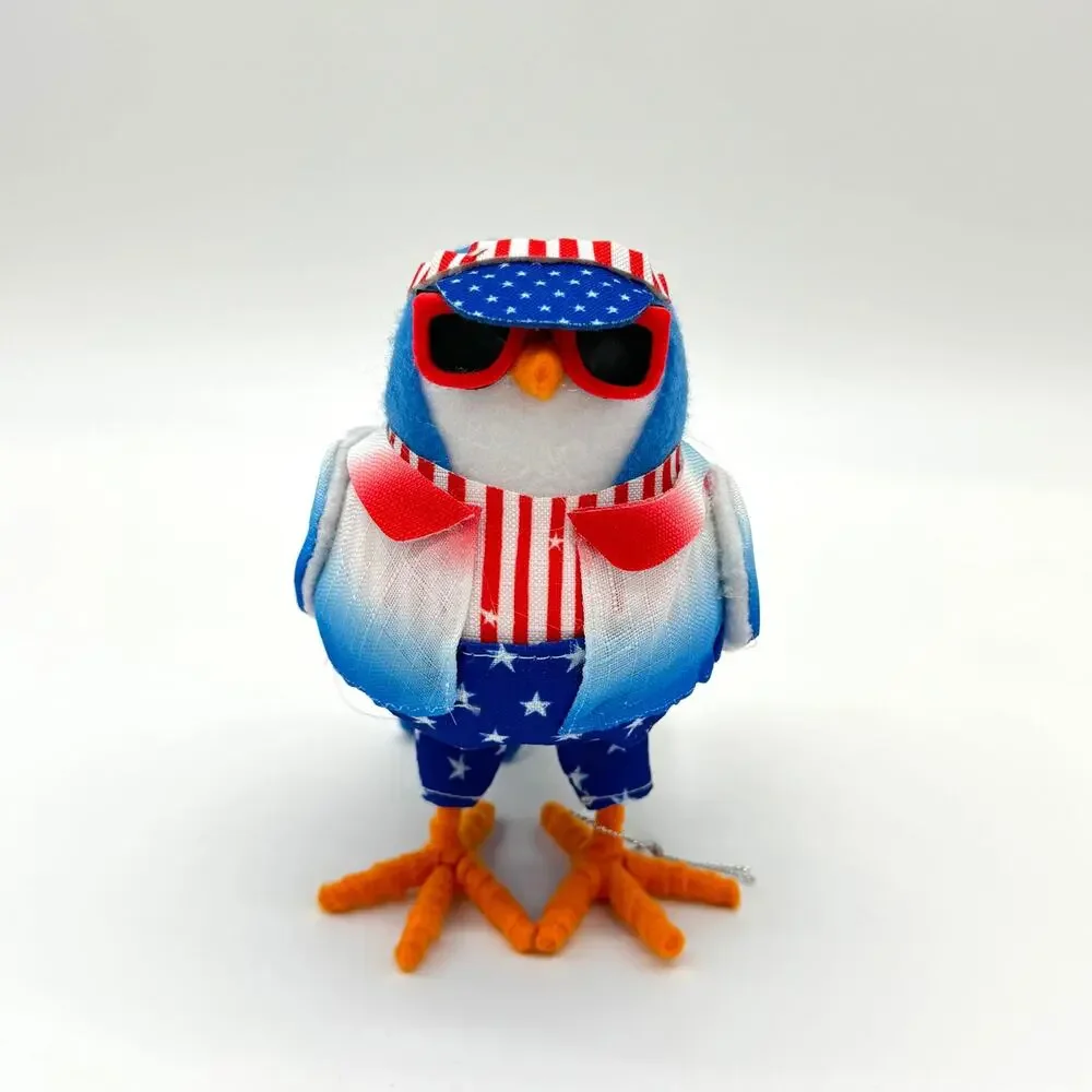 2 Target Sun Squad Fabric Patriotic Summer Birds BUBBA & STARLA 4th of July New